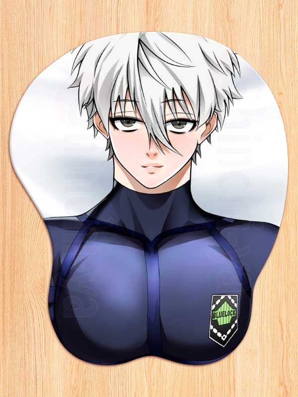 Seishiro Nagi 3D Mouse pad with Gel Wrist rest